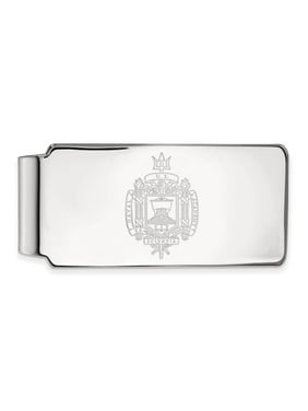 Roy Rose Jewelry Sterling Silver with 14K Yellow Gold-plated LogoArt George Mason University Crest Cuff Links 